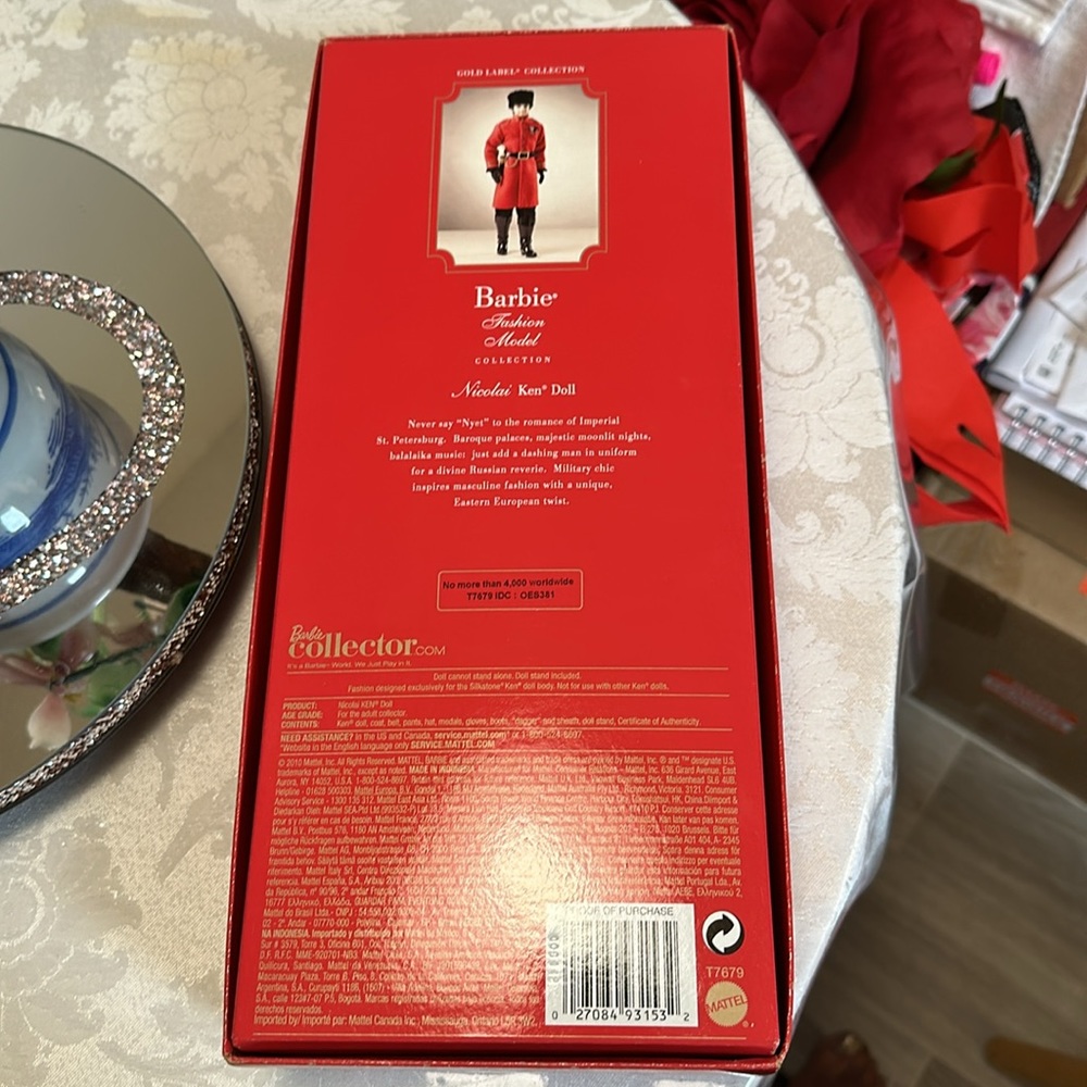 2010 Nicolai,  Ken Russian Genuine Silkstone doll (Barbie) - Picture 9 of 11